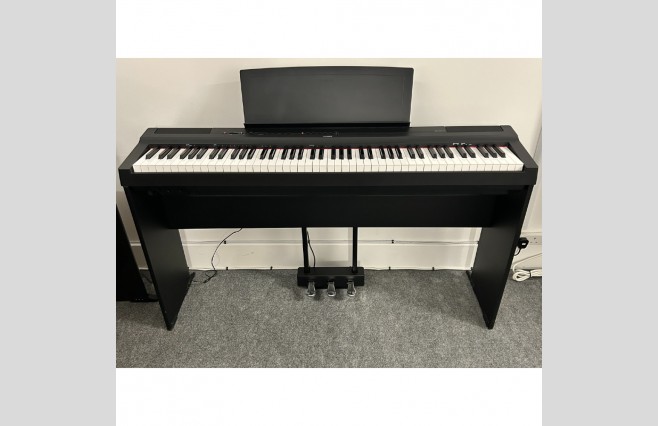 Yamaha P-125 Satin Black Home Stand Digital Piano, Used - Complete Package (SN:BBAP01582) - Image 1